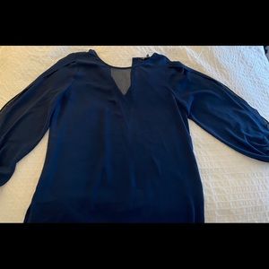 Express blue blouse
